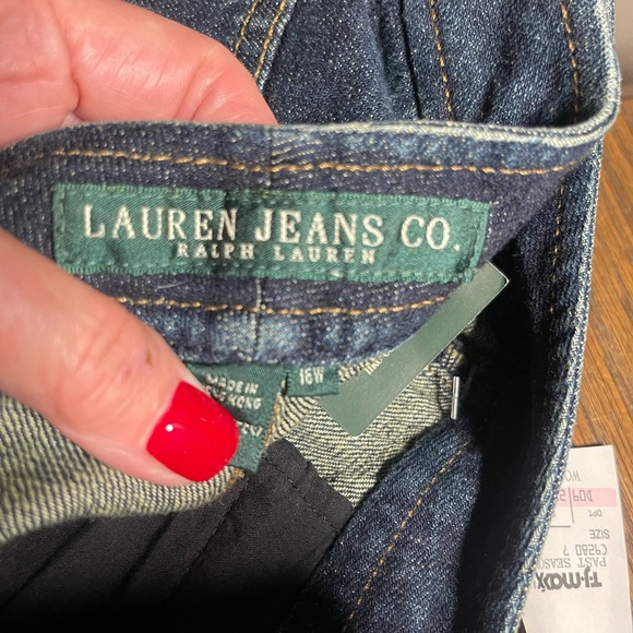 NWT Ralph Lauren women's new jeans, size 16 W - Picture 7 of 12